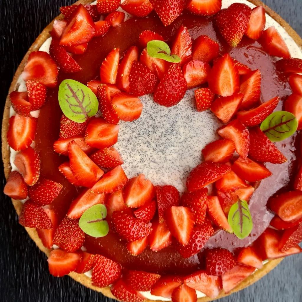 tarte aux fraises vanille