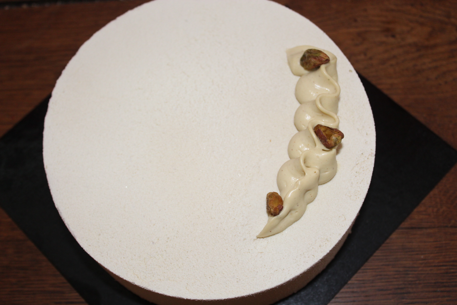 Entremets 100% pistache