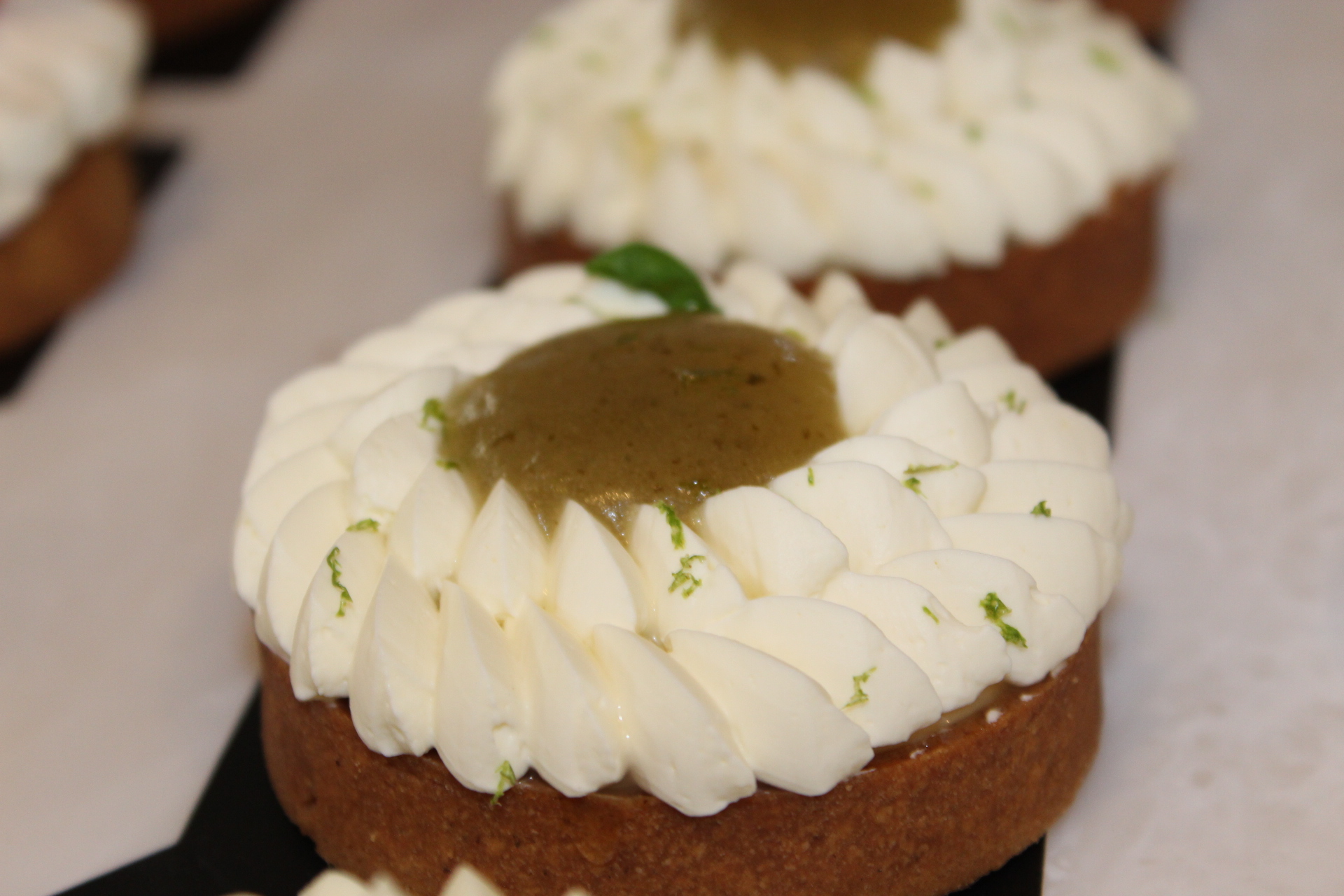 Tarte citron et basilic